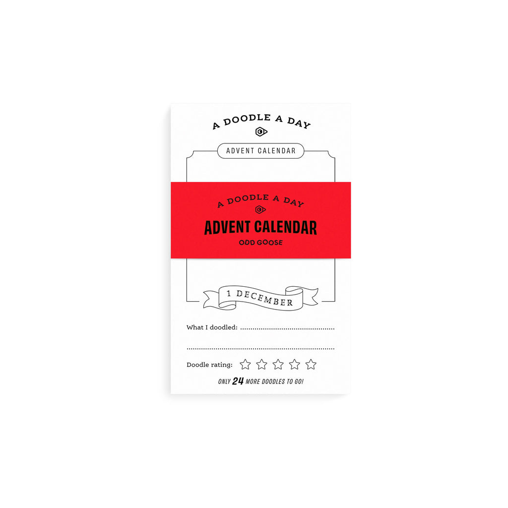 A Doodle A Day Advent Calendar Creative Christmas Notepad