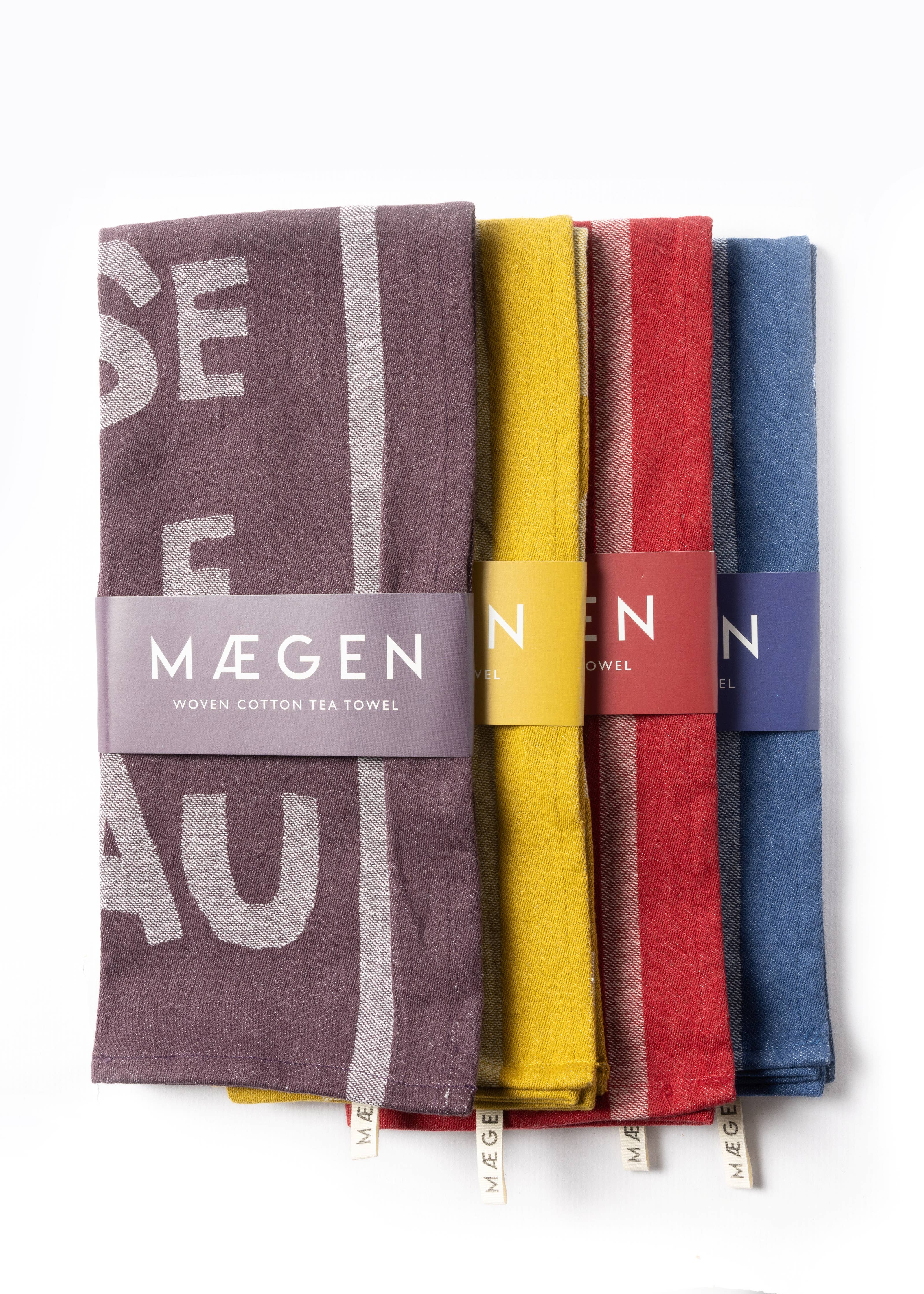 Maegen Tea Towel - Aubergine - C'est la cerise sur le gateau