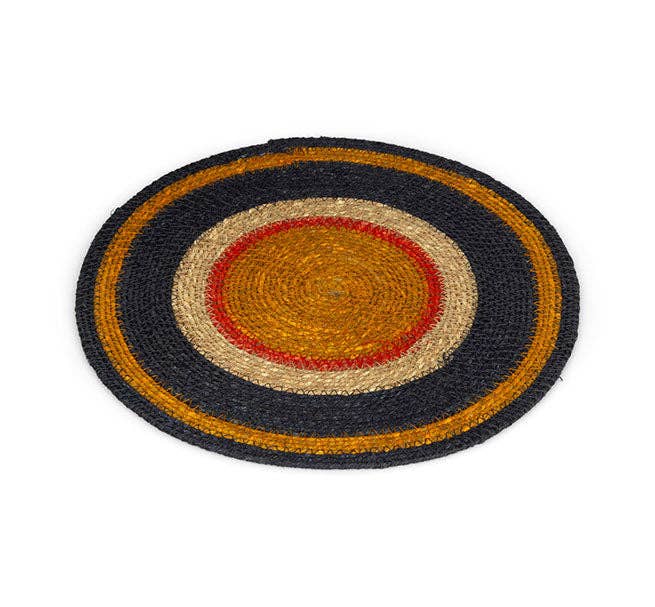 Seagrass Placemat - Midnight Blue / Guardsman Red