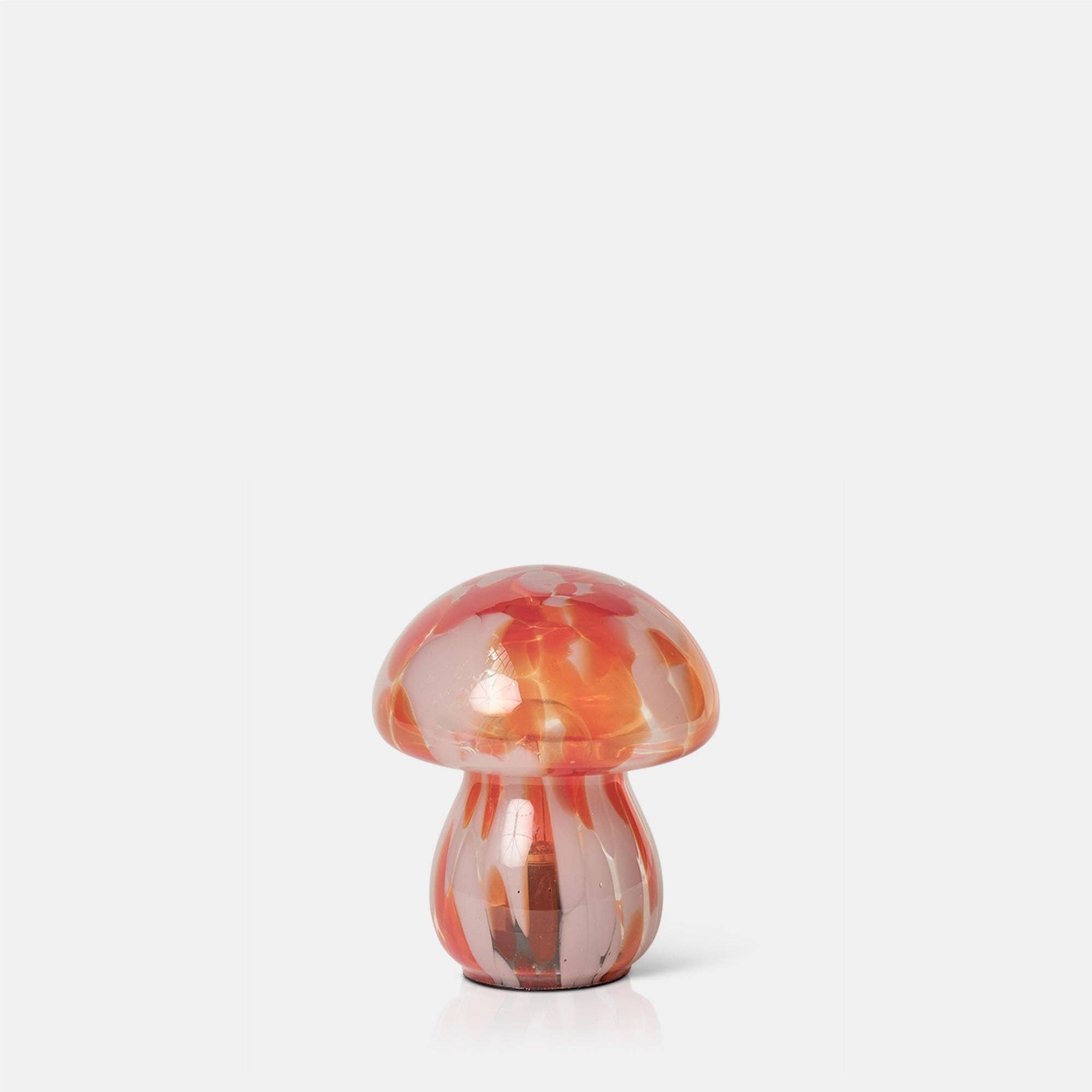MUSHROOM CORDLESS LED LAMP - CORAL