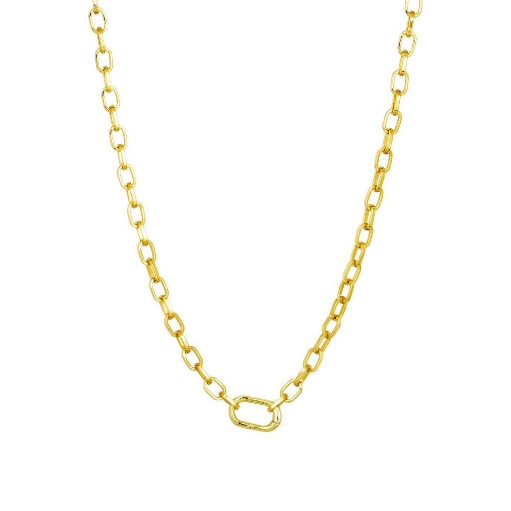 Gold Bardot Chain Necklace: Long – 32"