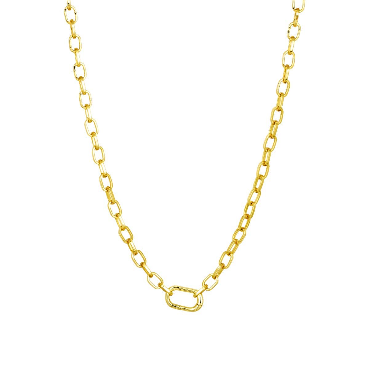 Gold Bardot Chain Necklace: Short – 16"