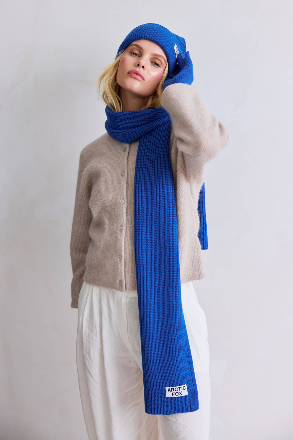 Recycled Bottle Scarf - Ocean Blue - AW26