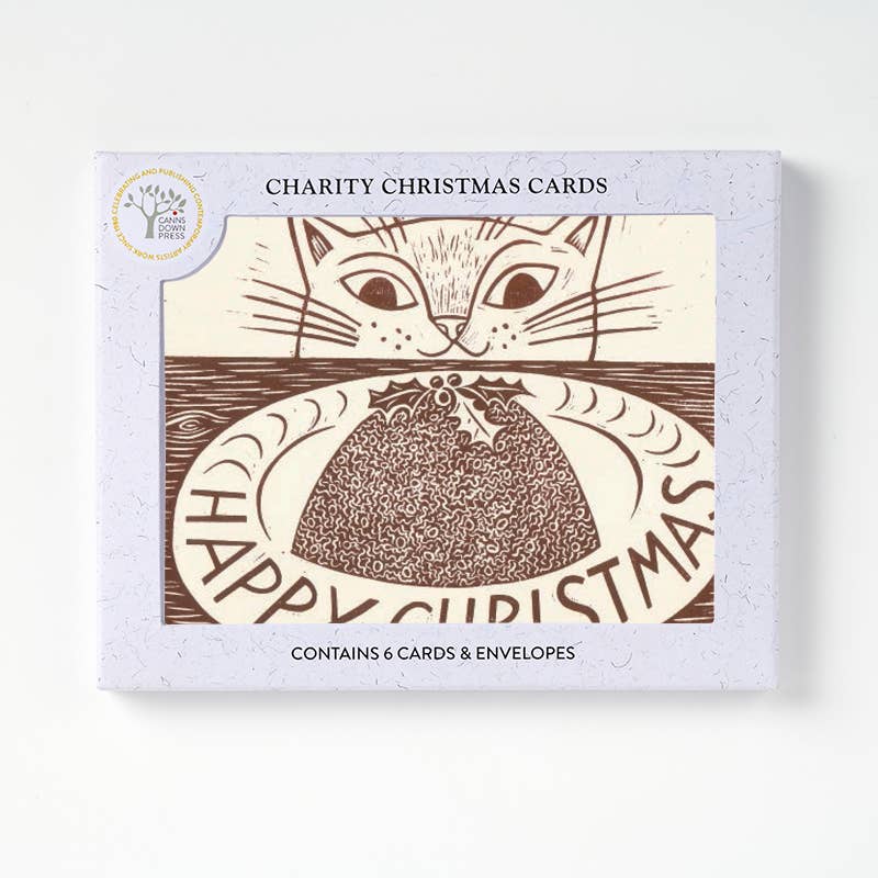 AGBI Christmas Card Pack - Christmas Cat