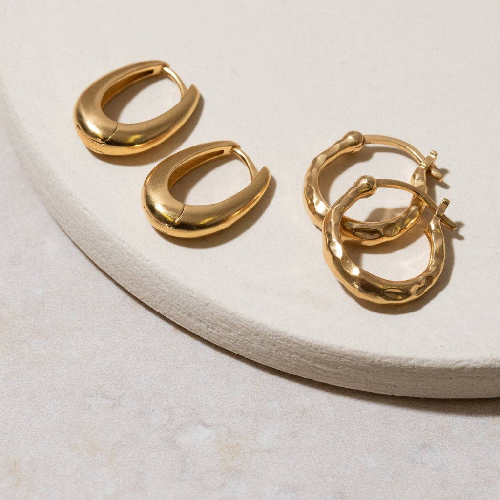 Gold Creole Earrings