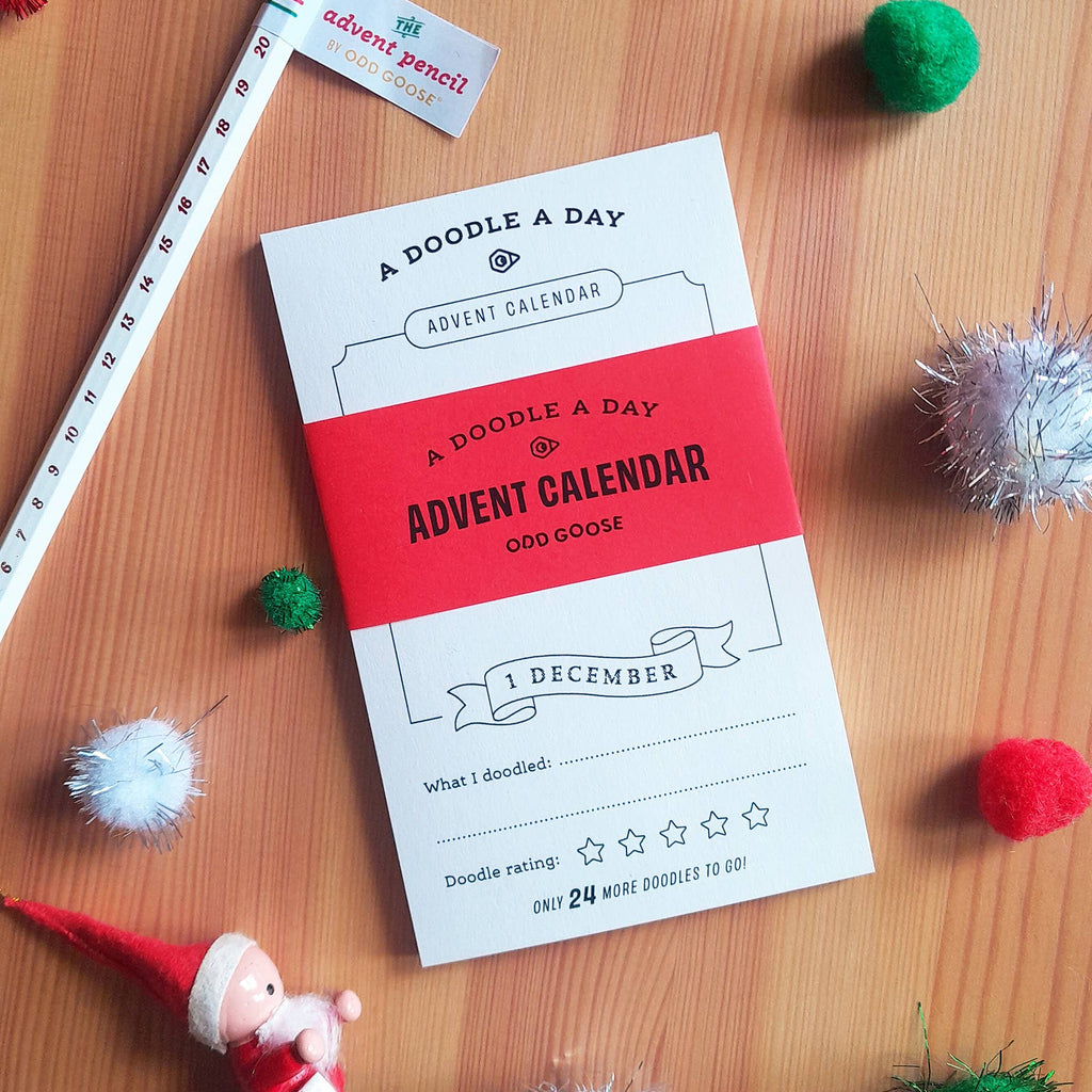 A Doodle A Day Advent Calendar Creative Christmas Notepad