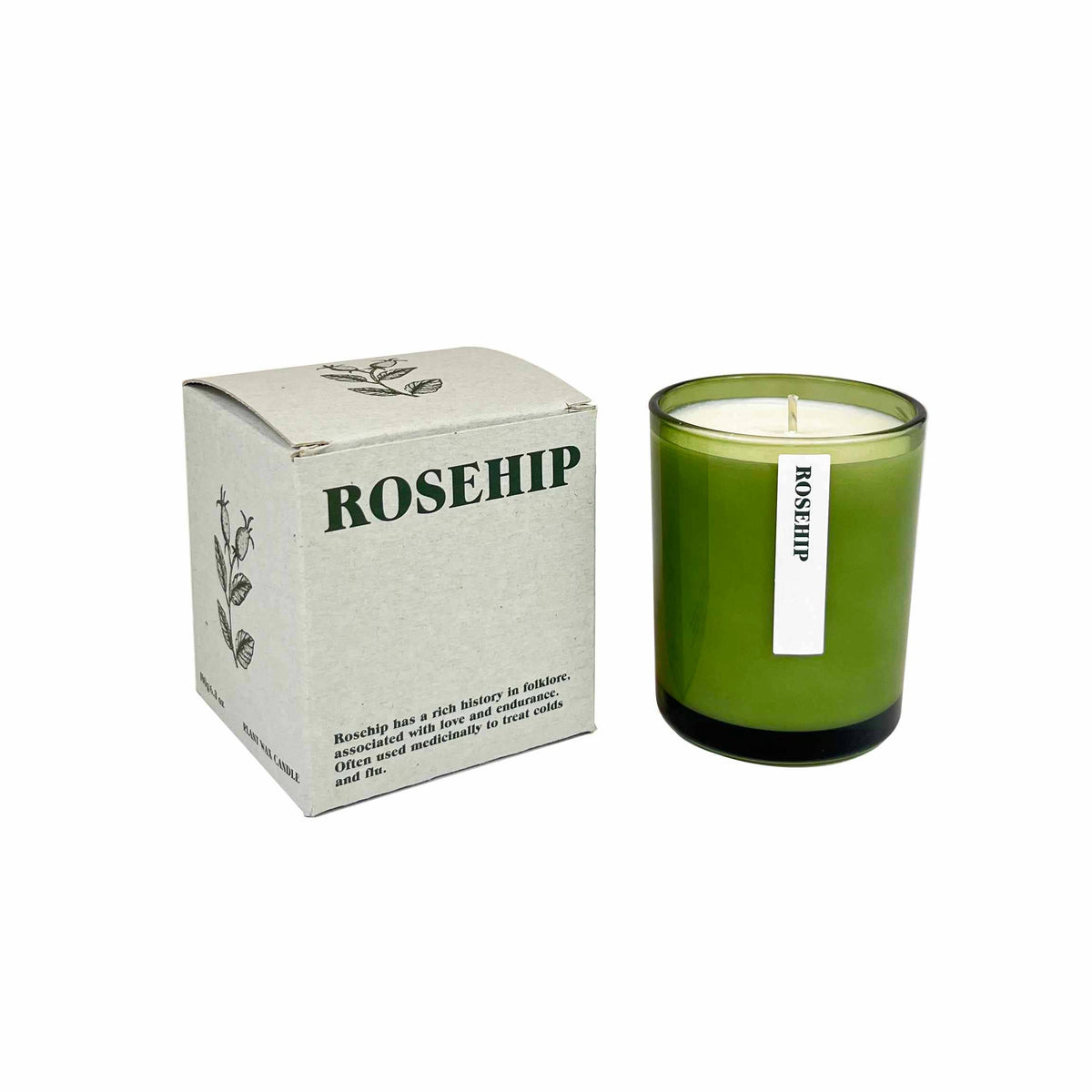 Green Botanical 20cl Candle : Rosehip