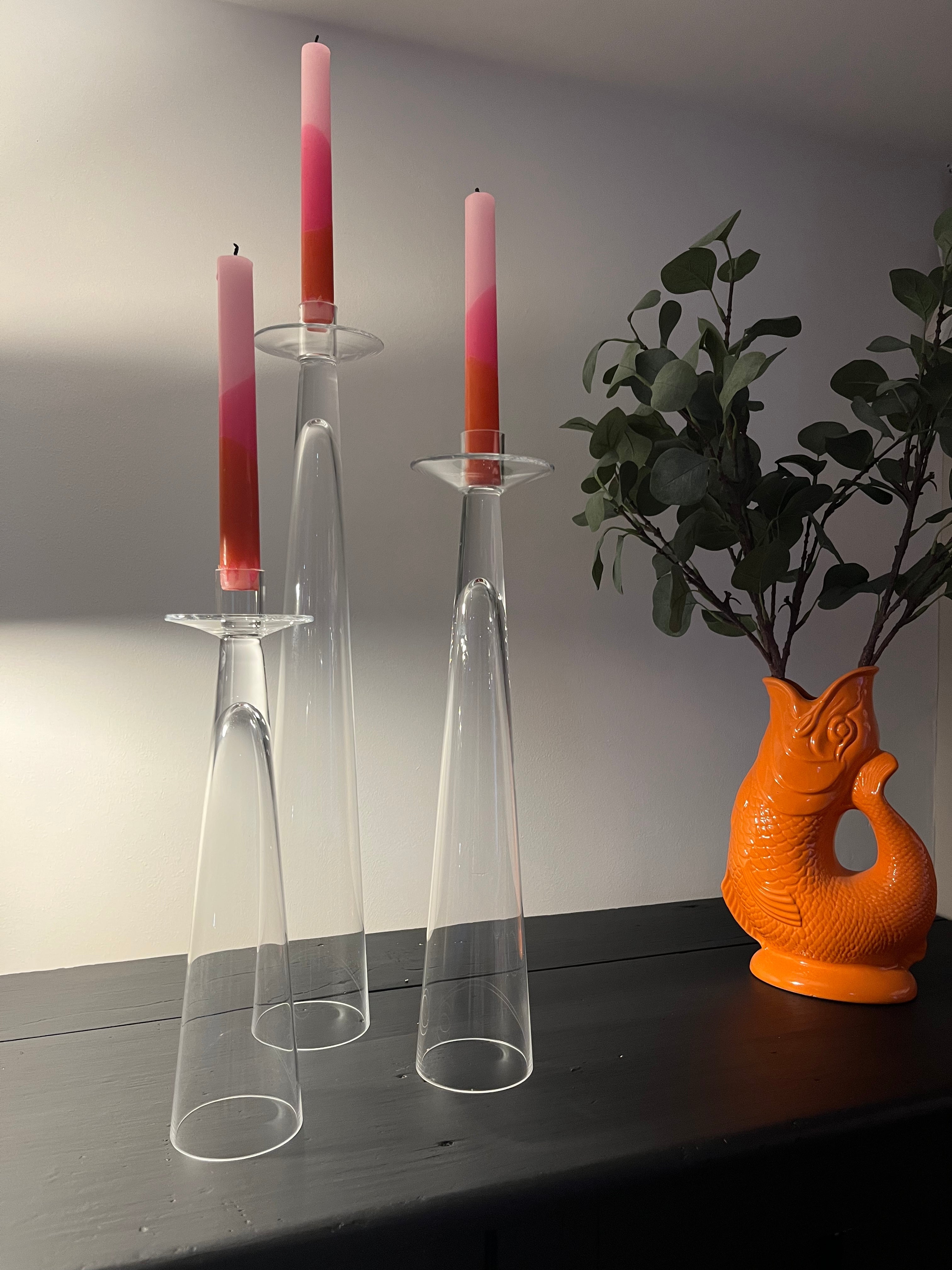 Small Glass Candle Stick
