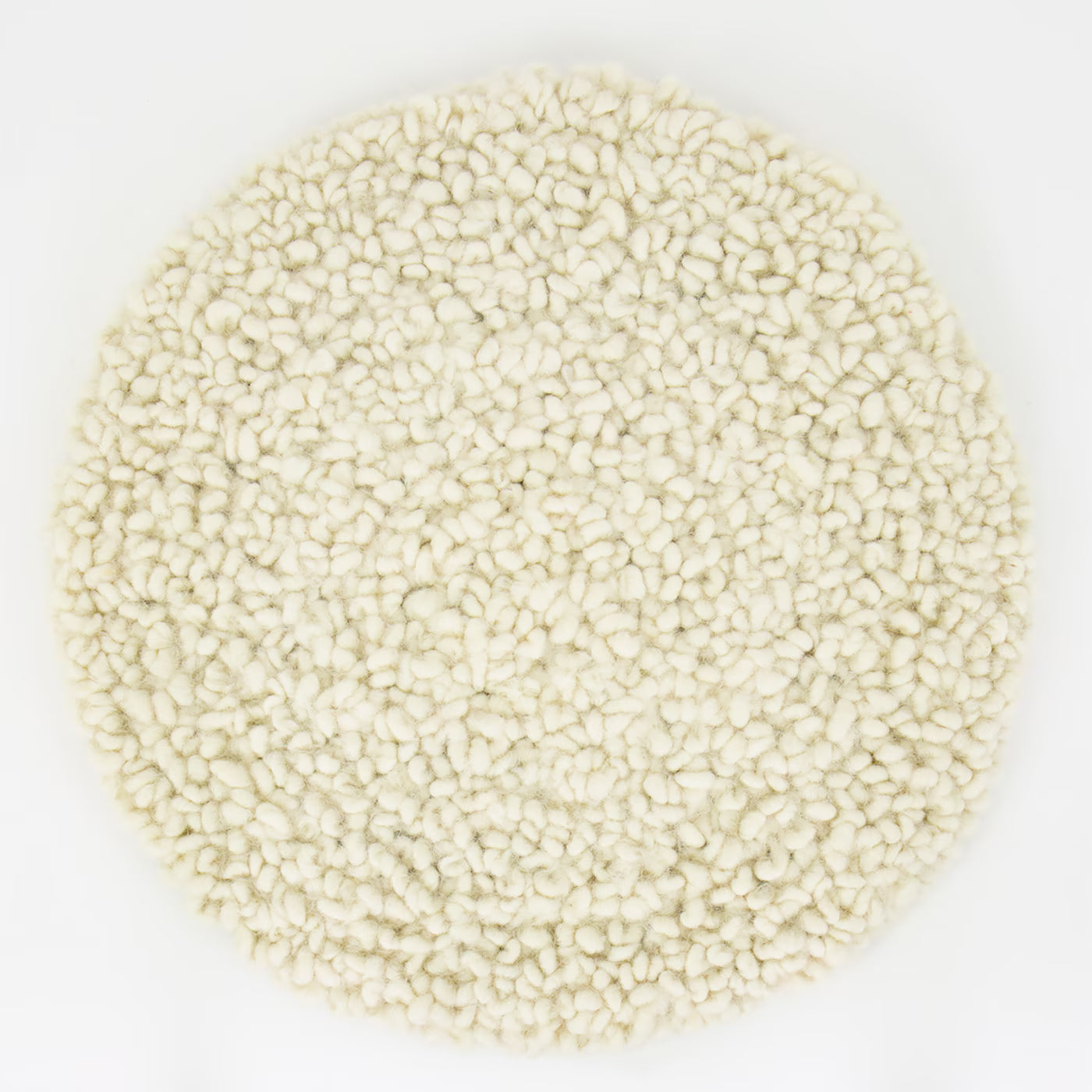Felt Curl Seat Pad - white