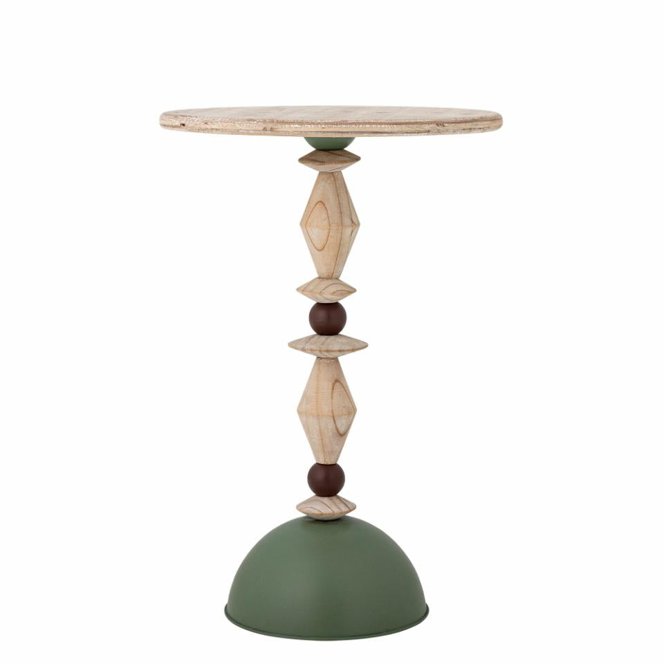 Mannelli Side Table, Green, Firwood