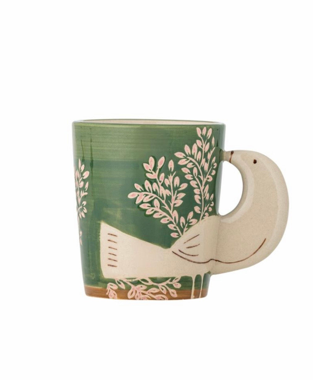 Hezha Cup, Green, Stoneware
