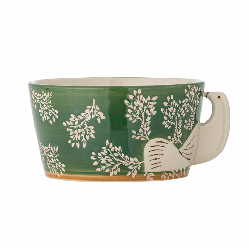 Hezha Bowl, Green, Stoneware