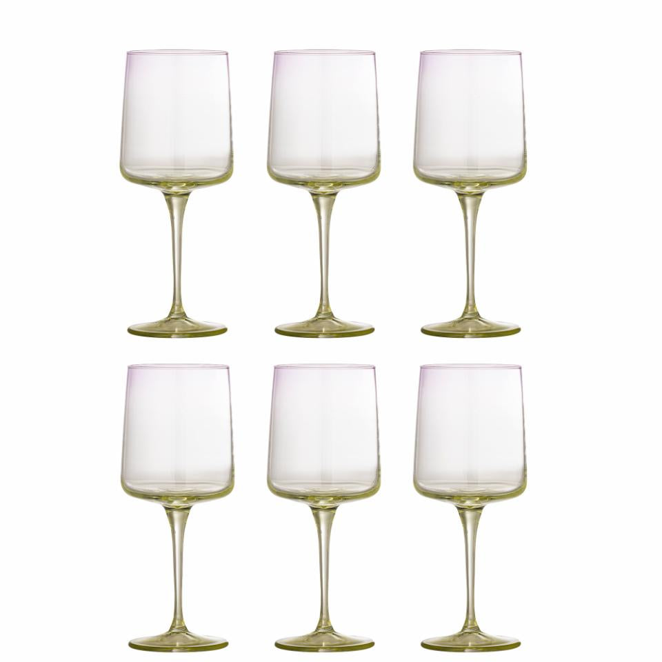 Luciana Wine Glass, Purple, Glass