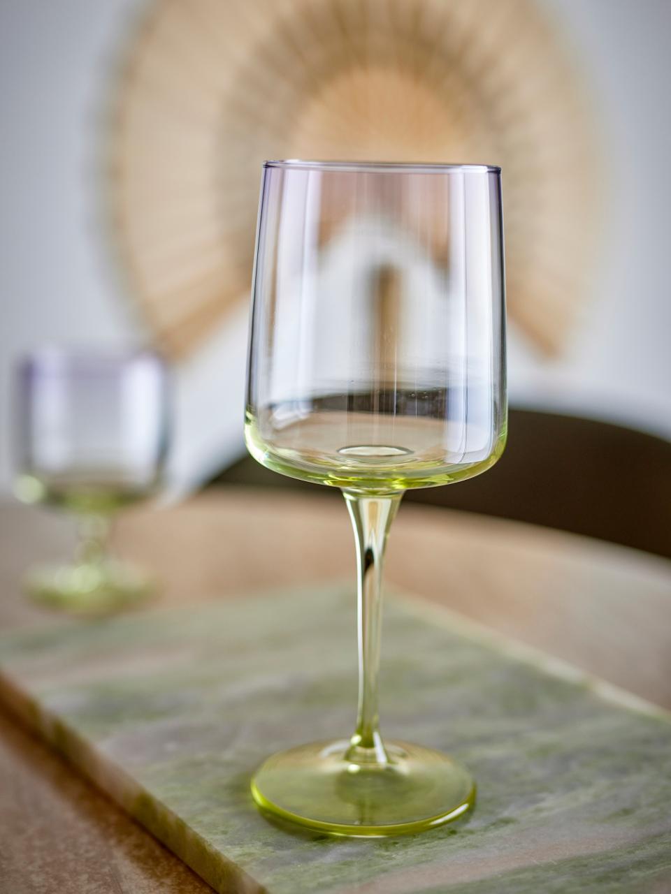Luciana Wine Glass, Purple, Glass
