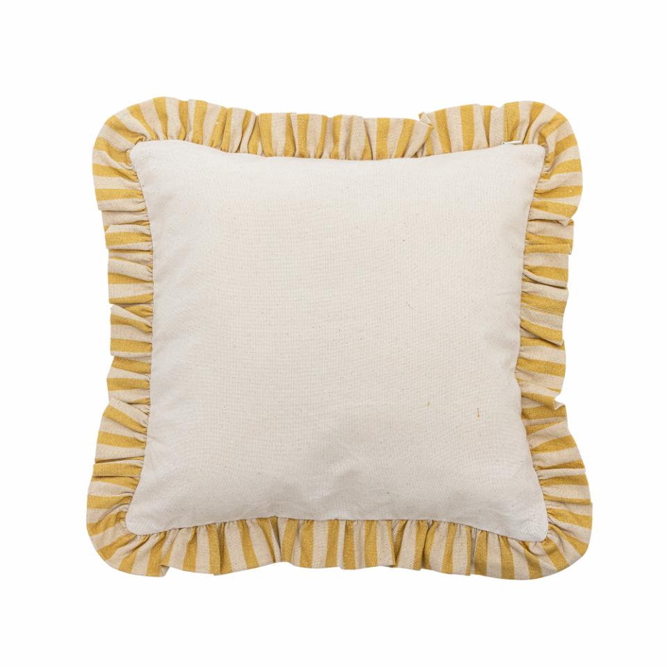 Camila Cushion, Yellow, Cotton