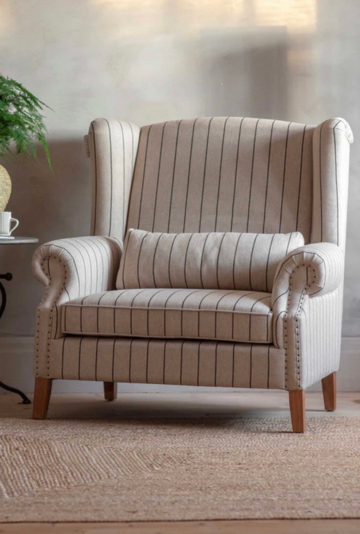St Francis Striped Loveseat