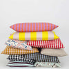 CARLA Cushion 30 x 50 Yellow & Light Pink