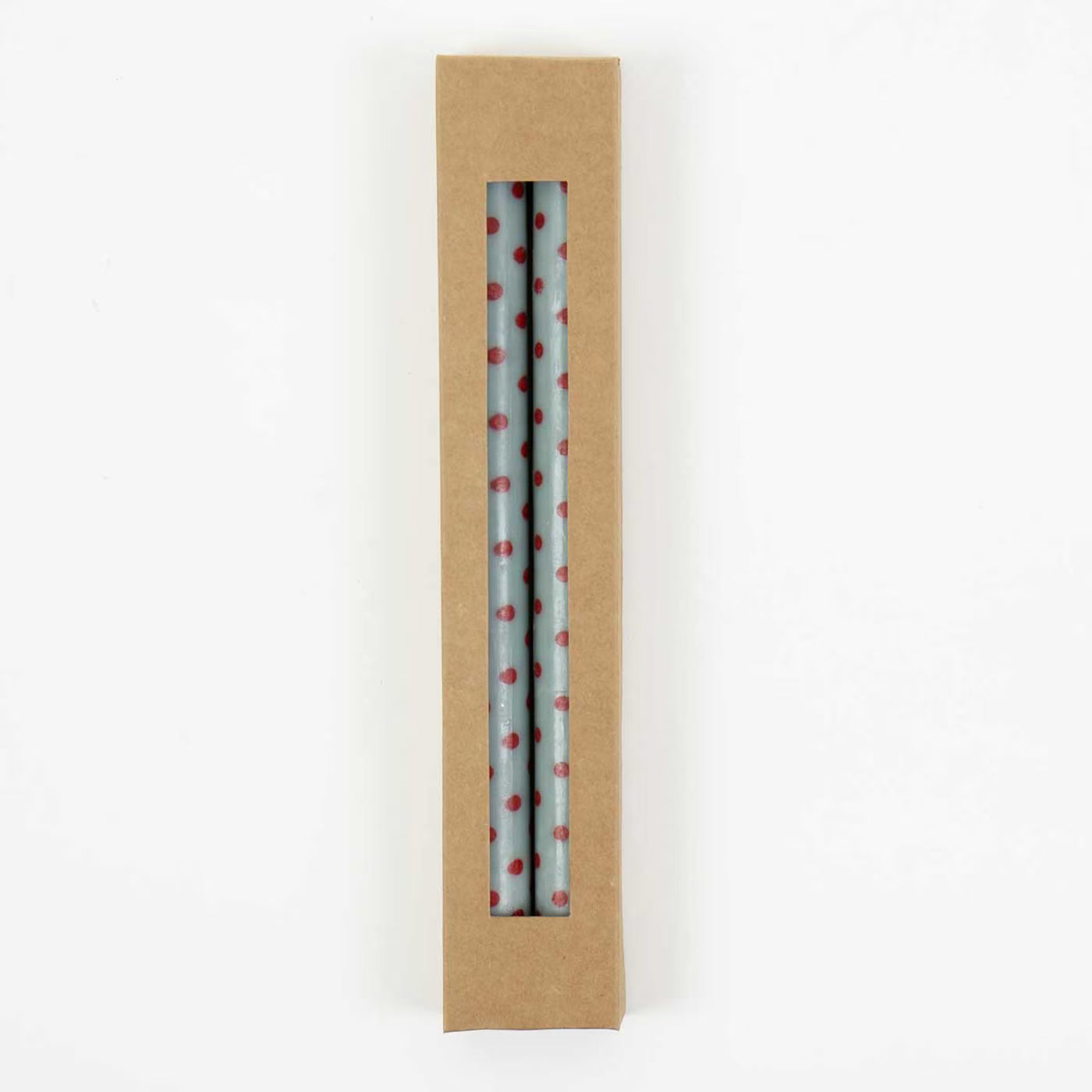 Minidot Candles - set of 2 - Blue & Red