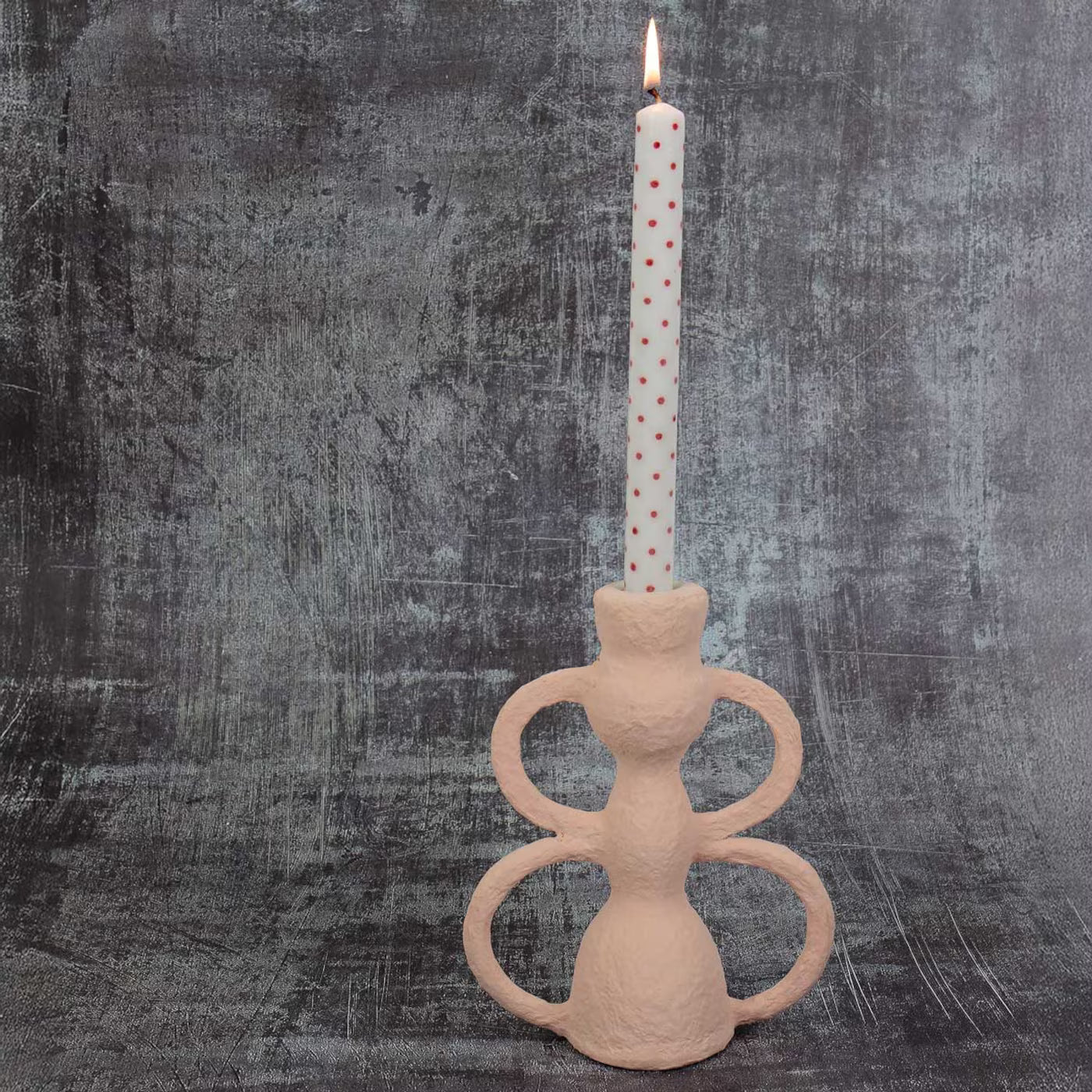 Papier Pale Pink Candleholder