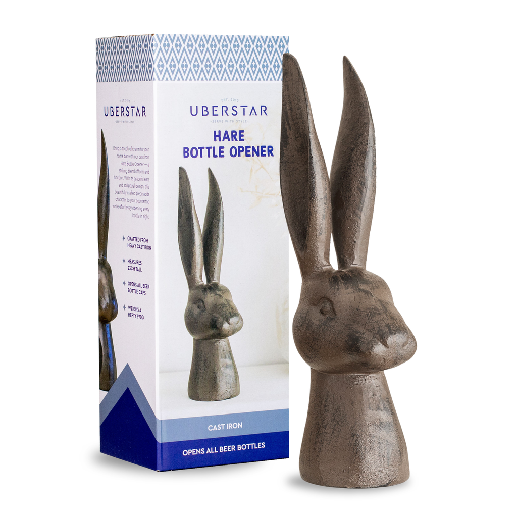 Hare Heavyweight Cast Iron Bottle Opener