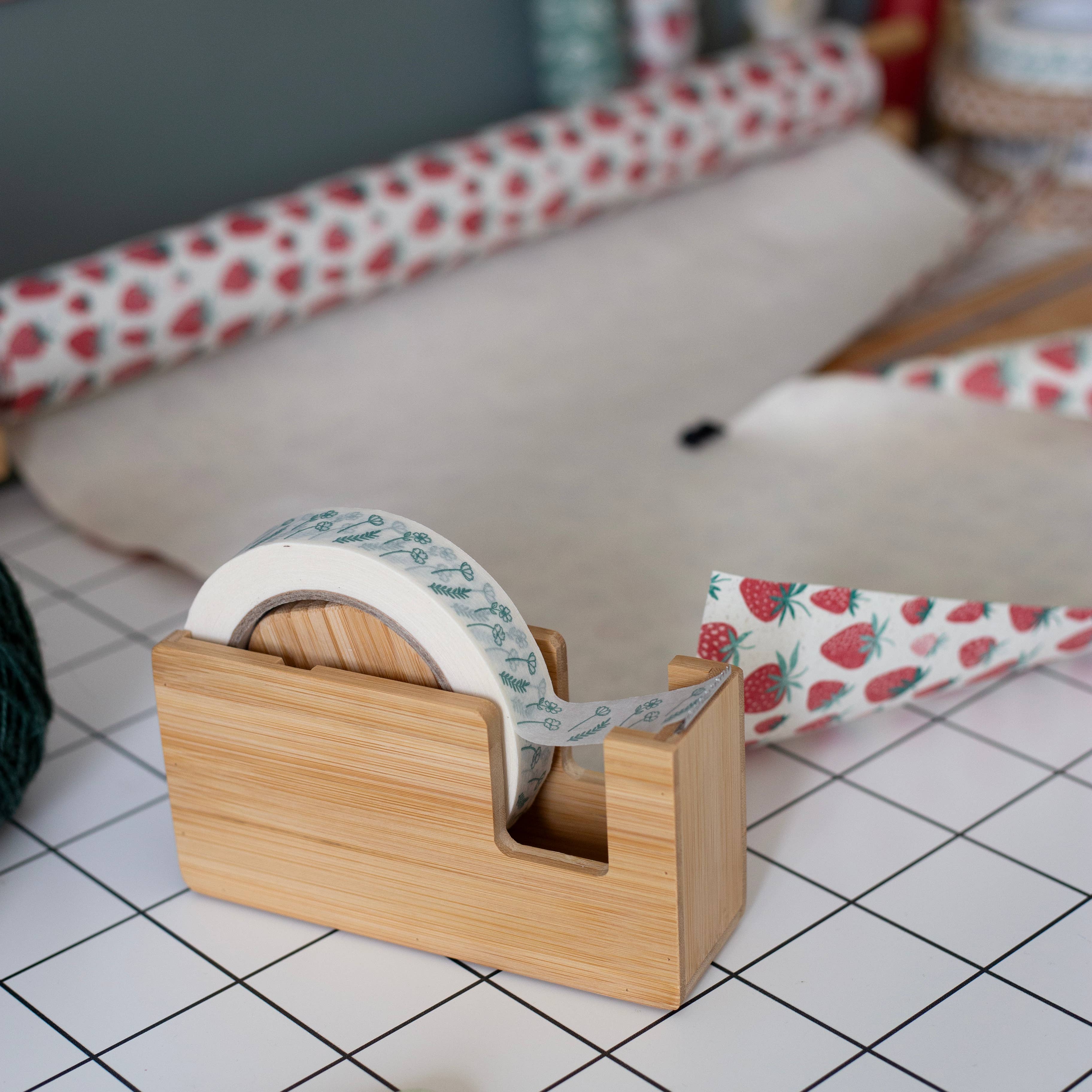 Bamboo Tape Dispenser - Desk Stationery, Wrapping & Packing