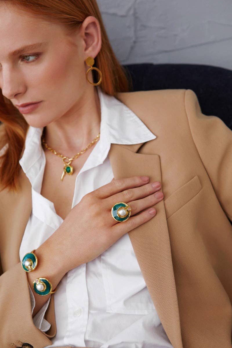 Gaia Ring Green