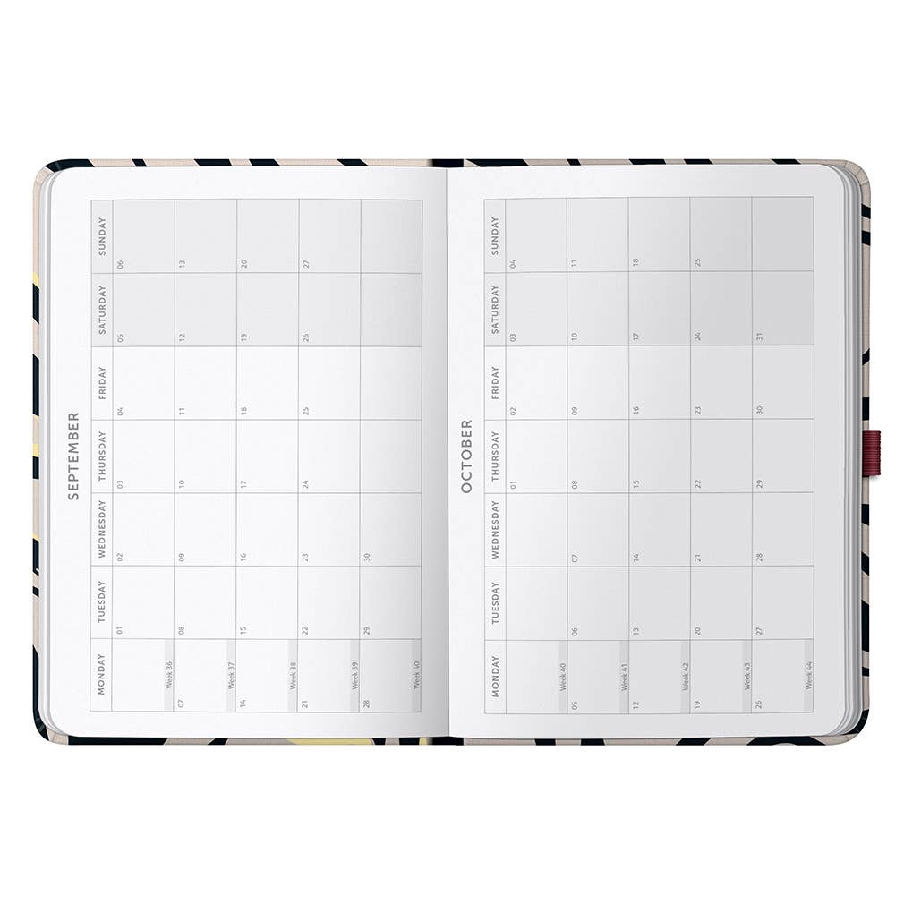 2026 Busy Life Diary | Weekly Planner | Charcoal Marble