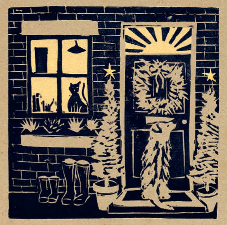 AGBI CHRISTMAS CARD PACK - Returning from the Christmas Walk