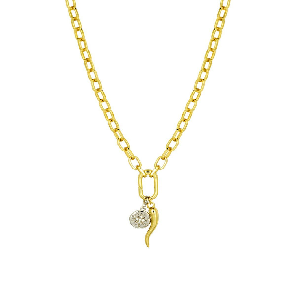 Gold Bardot Chain Necklace: Long – 32"