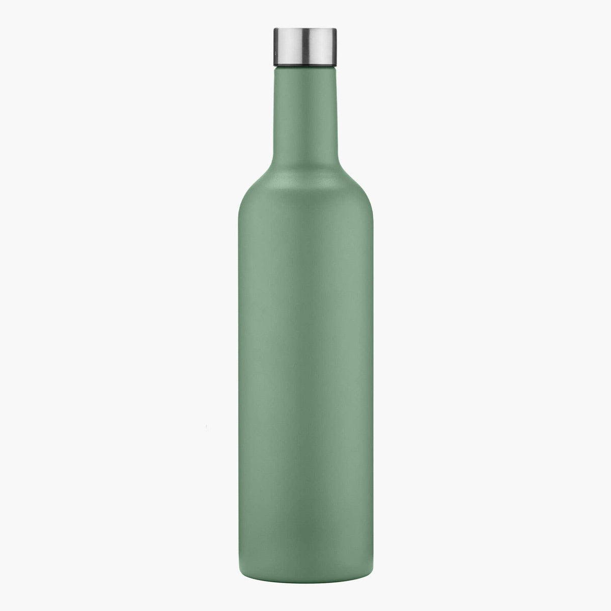 Double Wall Insulated Travel Wine Bottle - 750ml (25oz): White