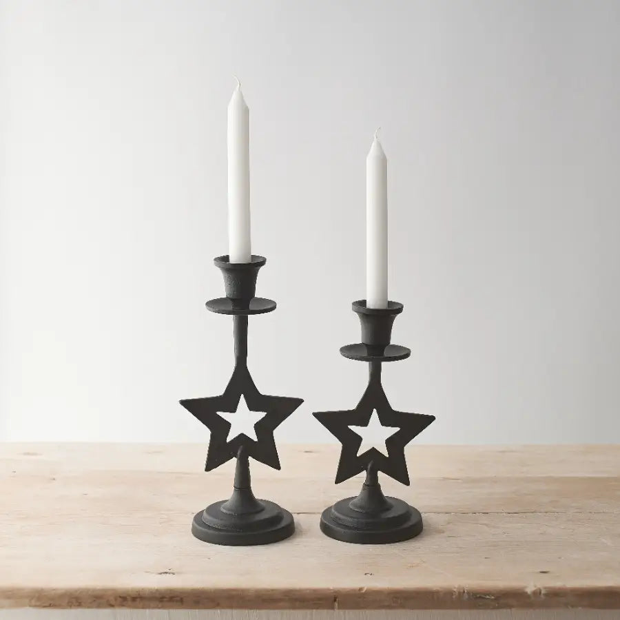 Black Star Candle - Tall