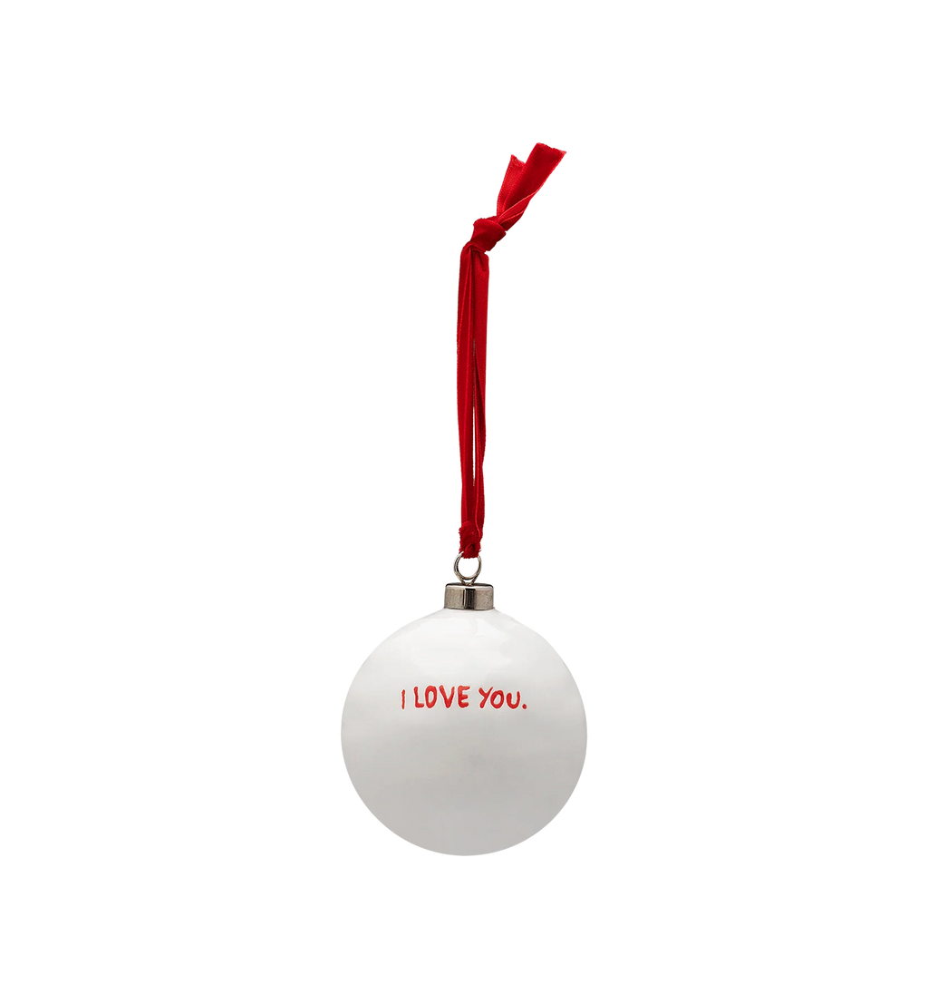I love you bauble by anna+nina