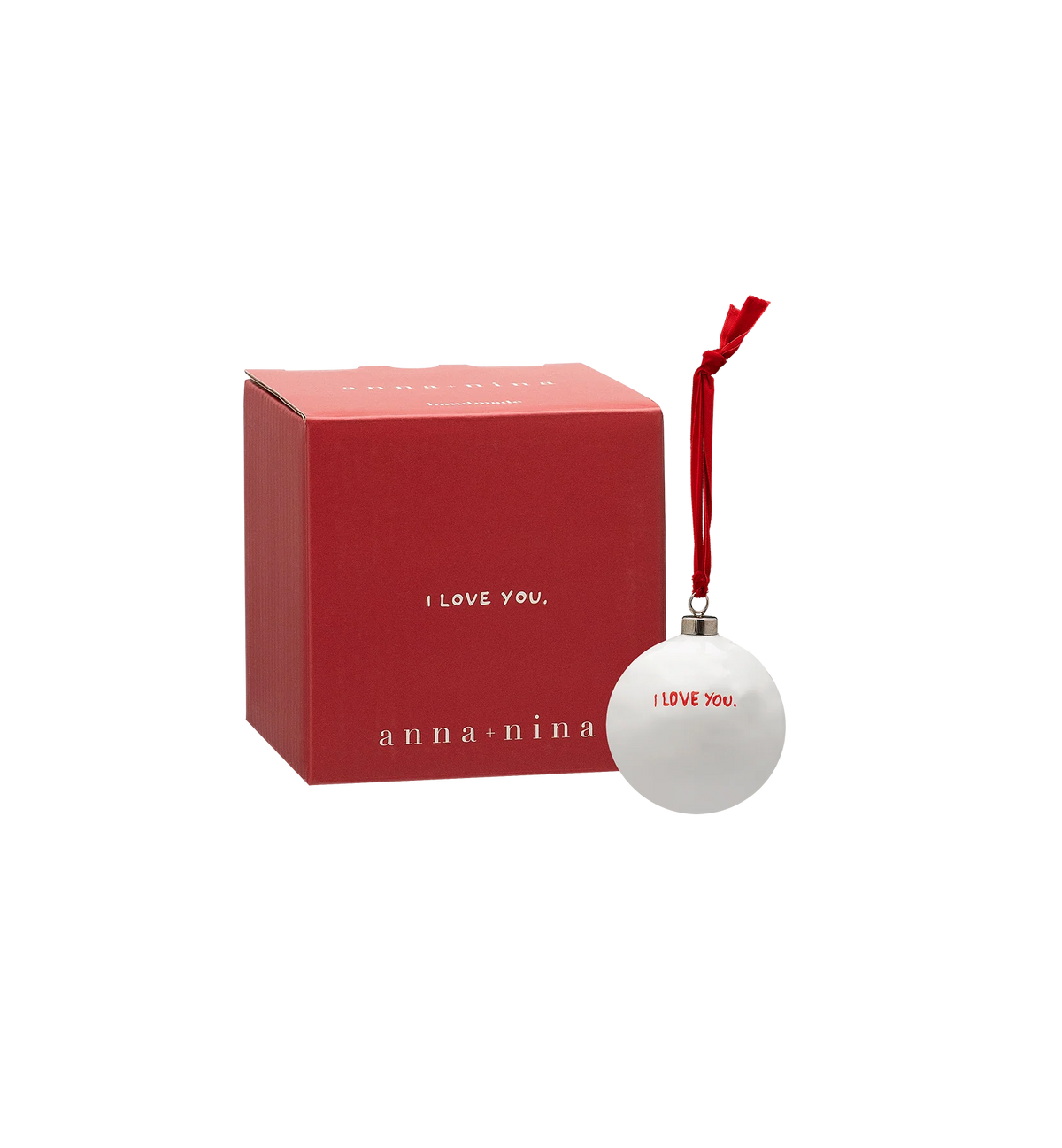 I love you bauble by anna+nina