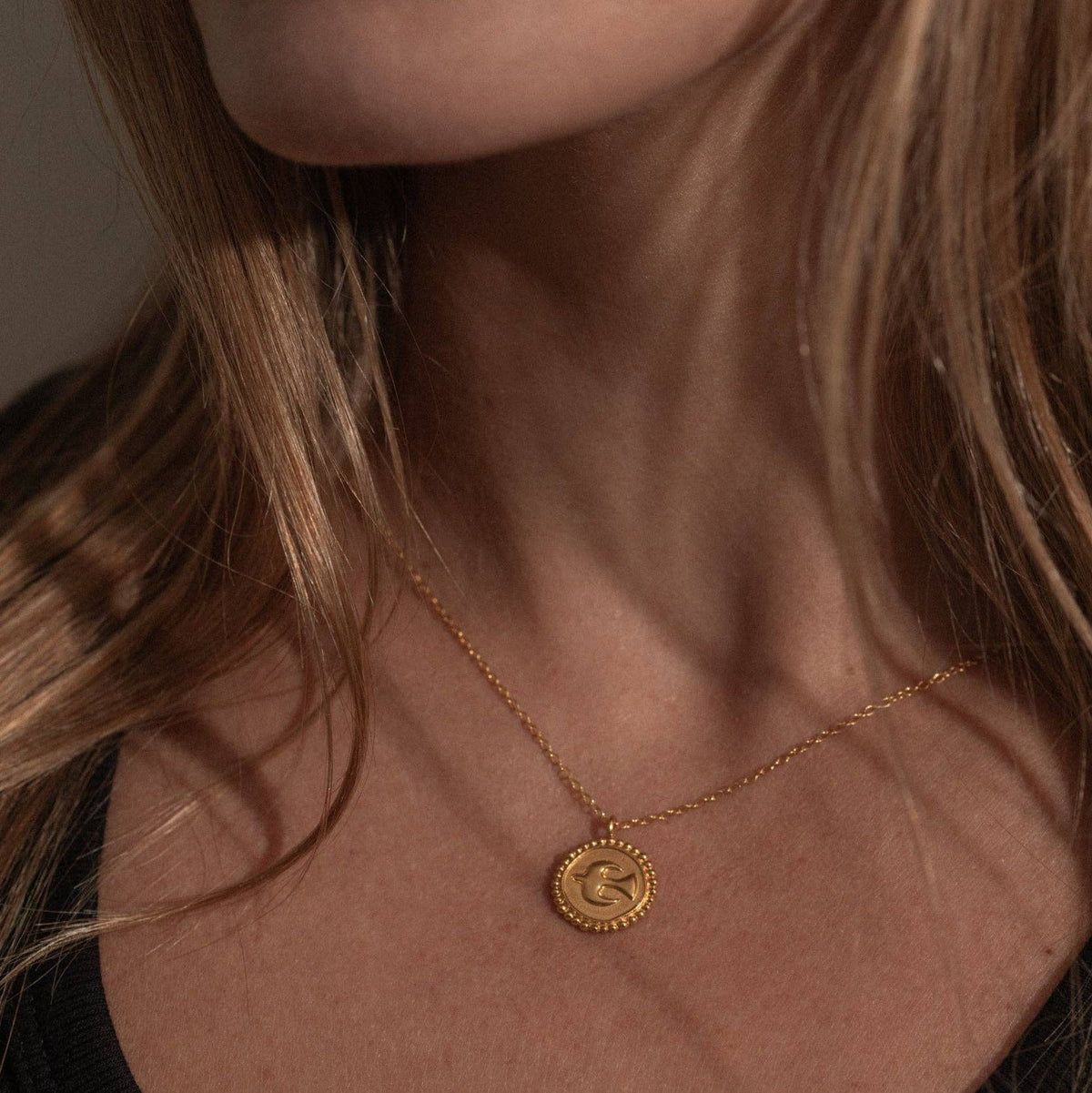 Gold Dove Necklace