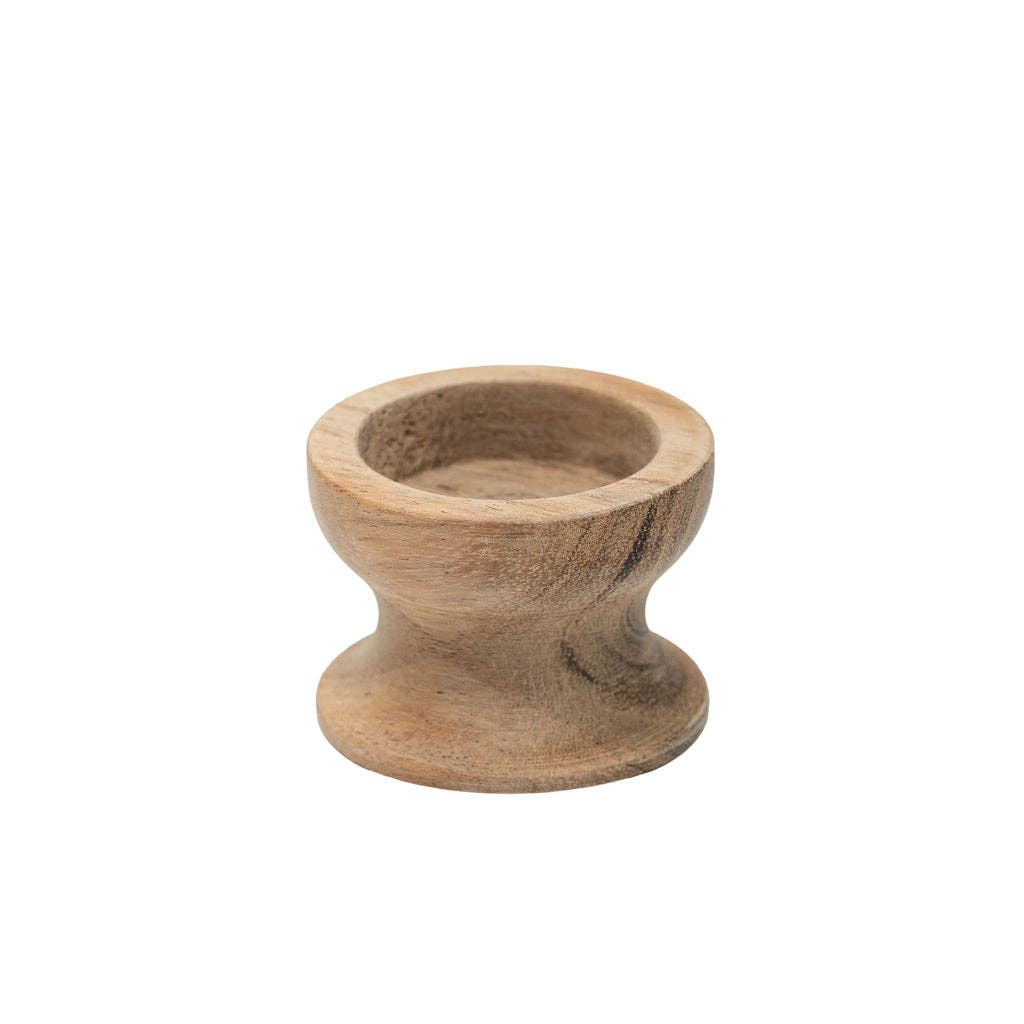 Ales, Small Wooden Tea Light Holder