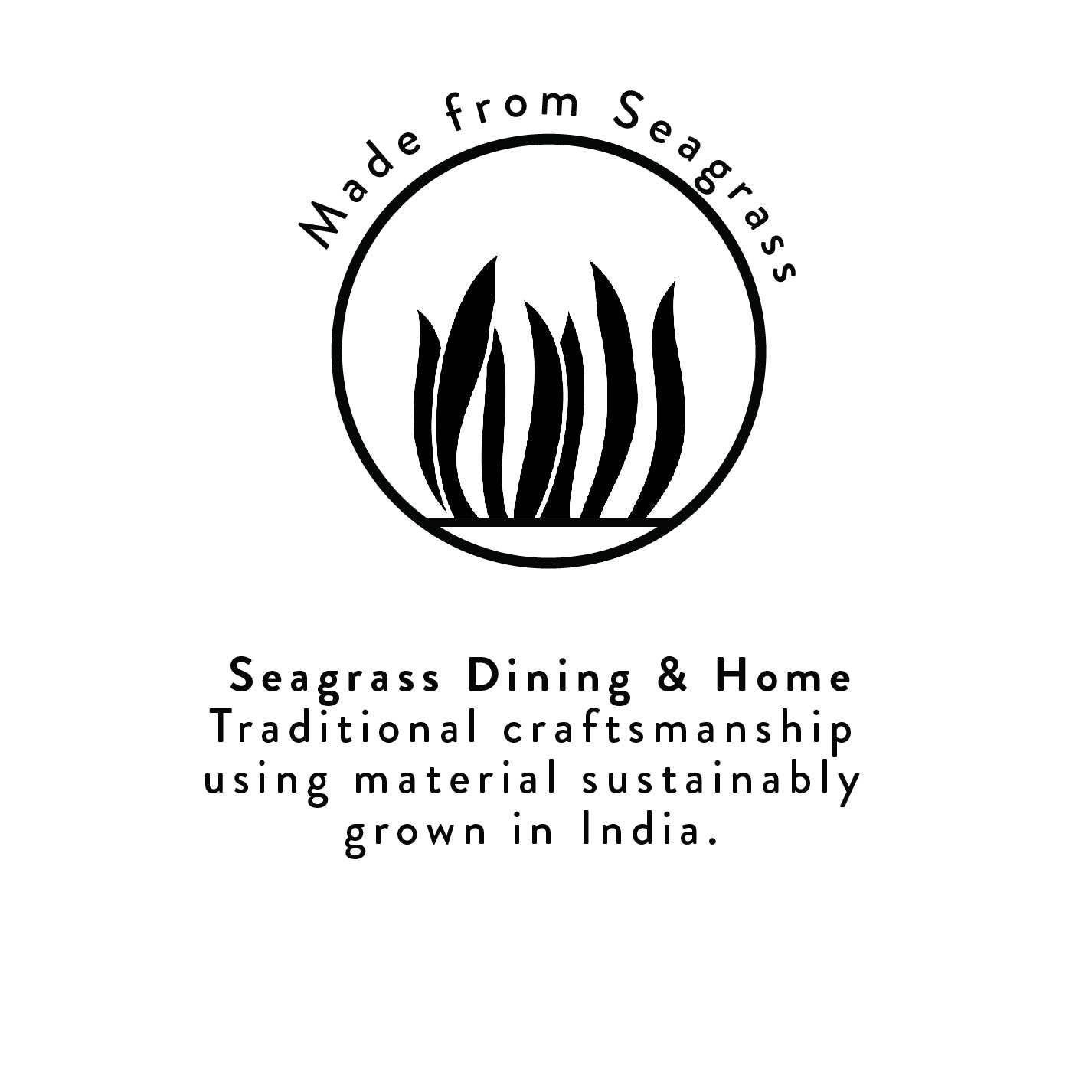 Seagrass Placemat - Olive / Old Rose:
