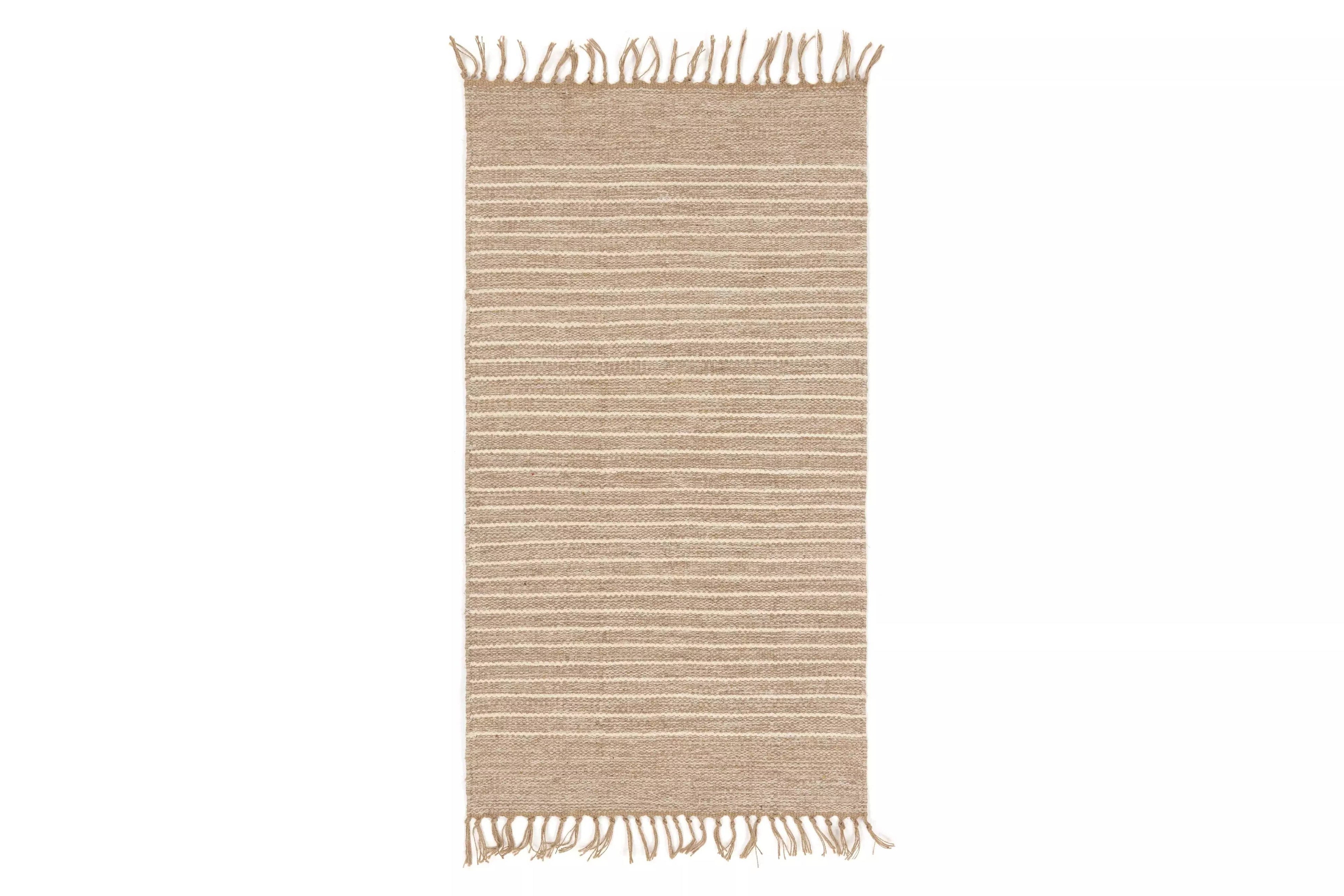 Handloom Jute Rug: 60x90cm