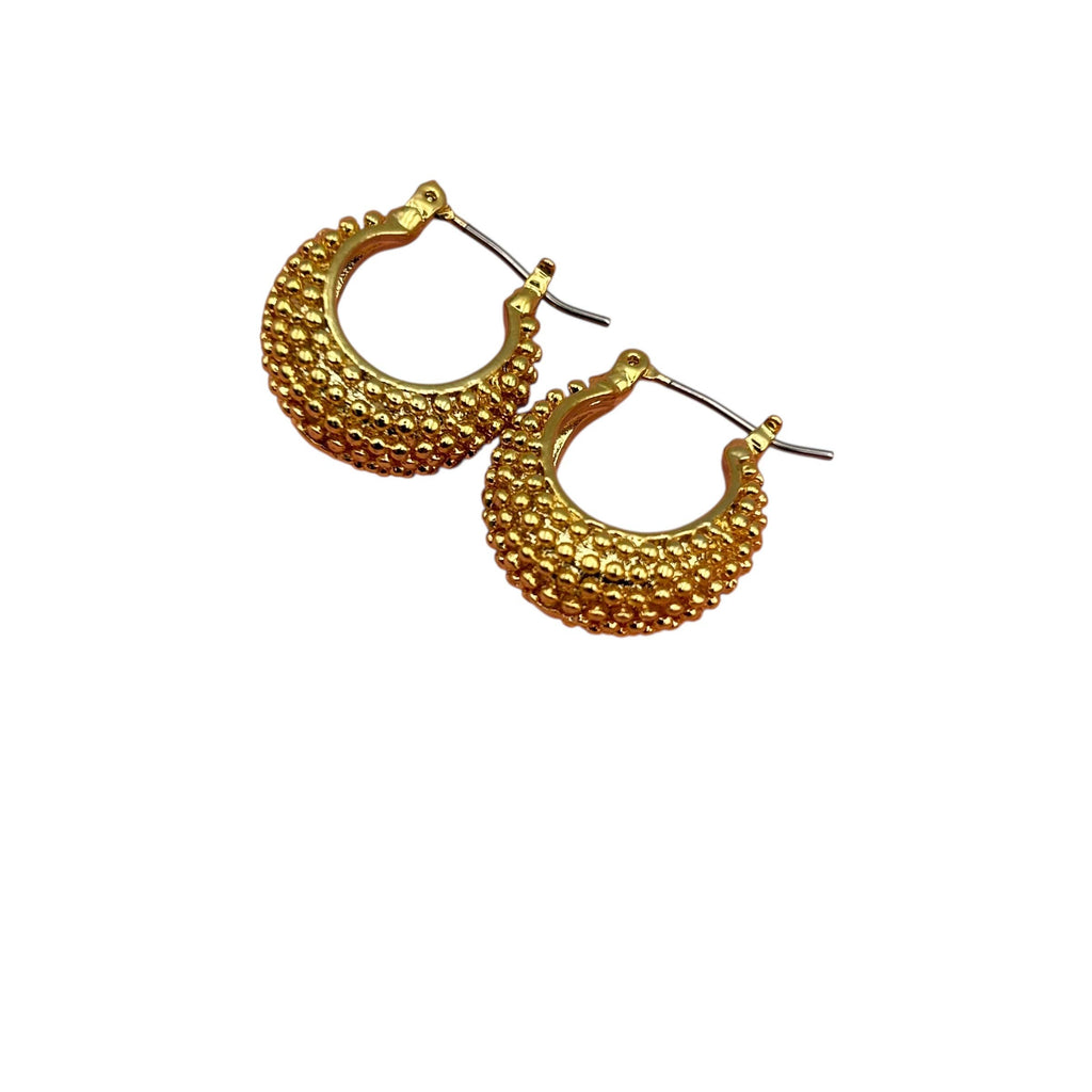 Textured Horseshoe earrings