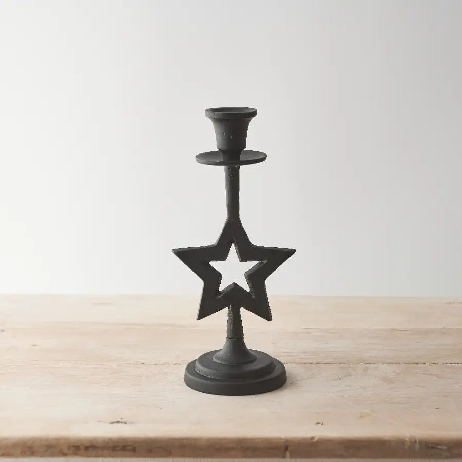 Black Star Candle - Tall