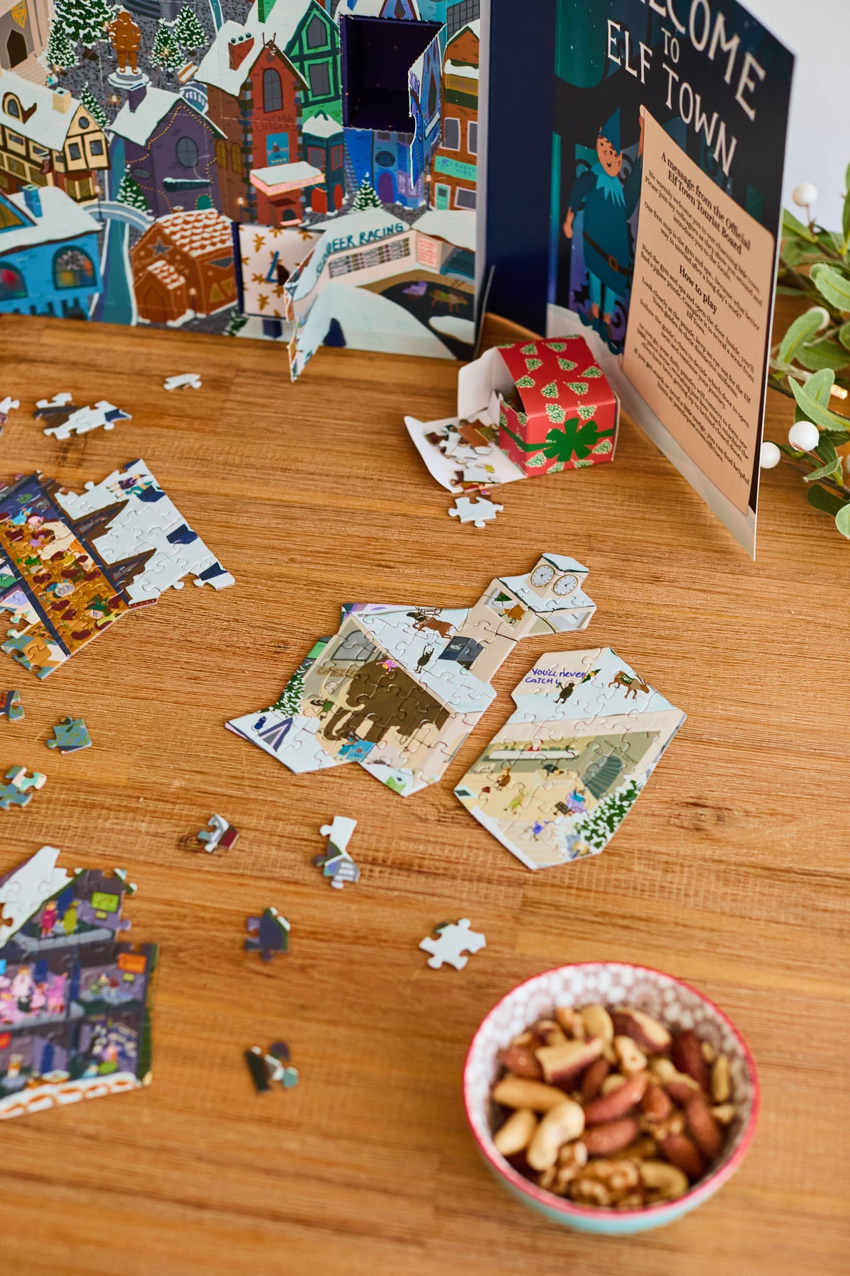 Jigsaw Advent Calendar Elf Town Calendar