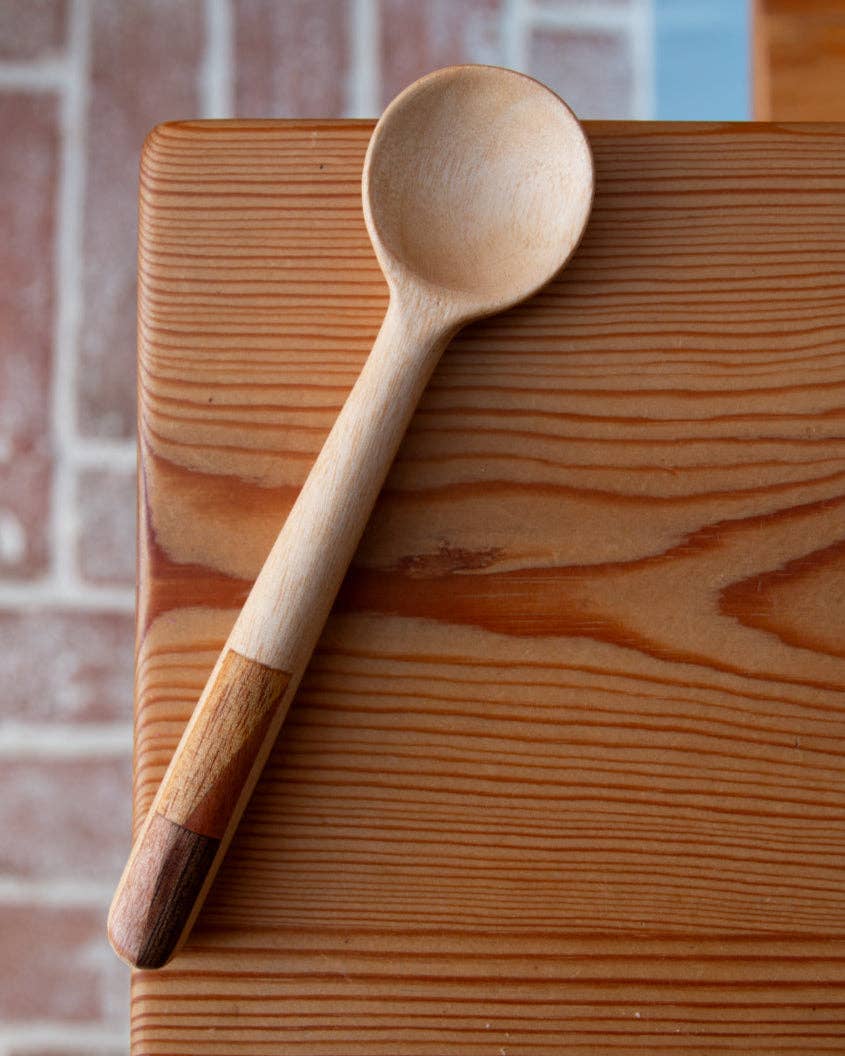 Indian Mosaic Wooden Sugar Spoon