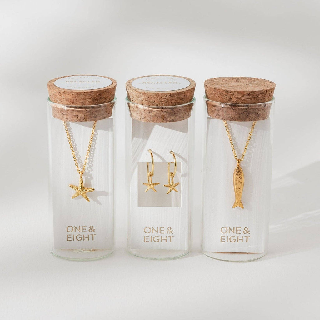 Gold Minnow Necklace