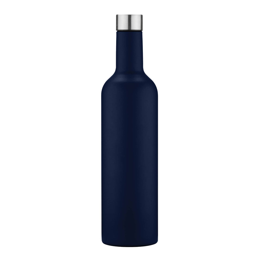 Double Wall Insulated Travel Wine Bottle - 750ml (25oz): White