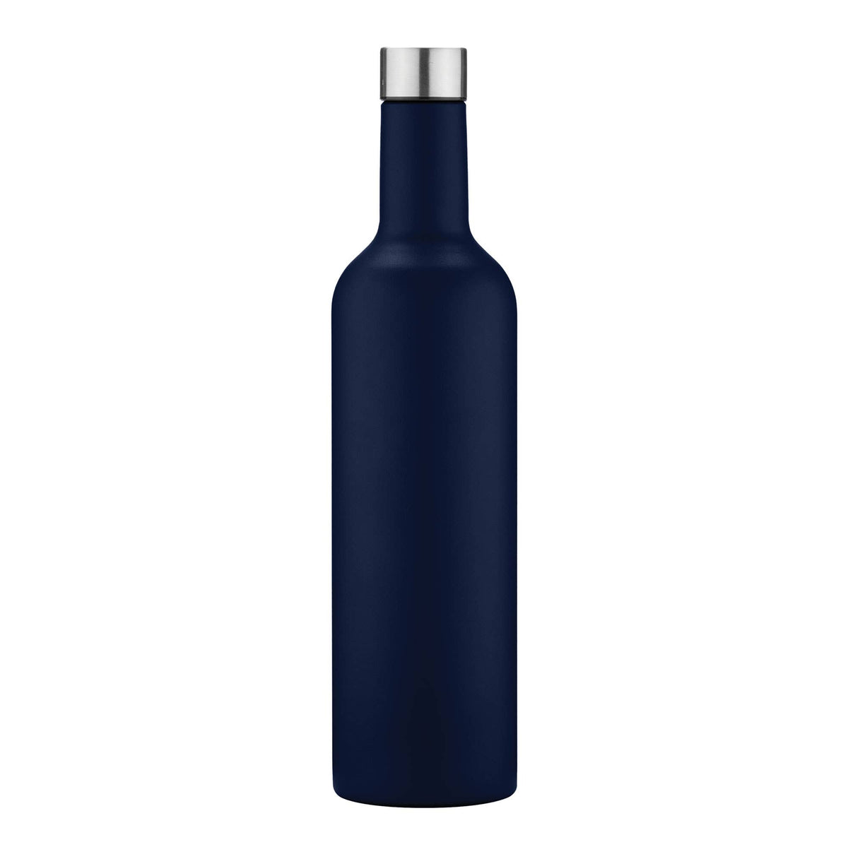 Double Wall Insulated Travel Wine Bottle - 750ml (25oz): White