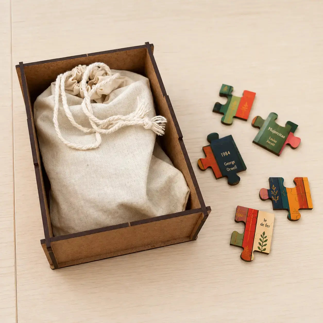Christmas Ice Skating Mini Jigsaw Puzzle