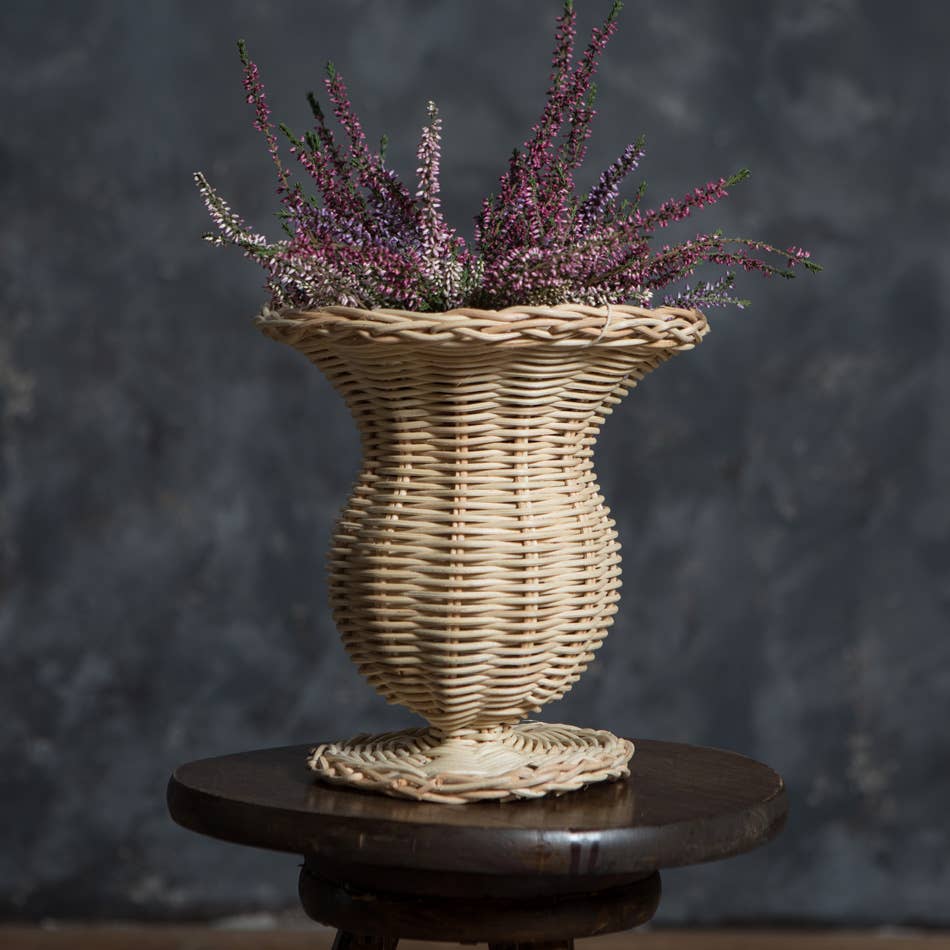 Rattan Small Vase Olympia