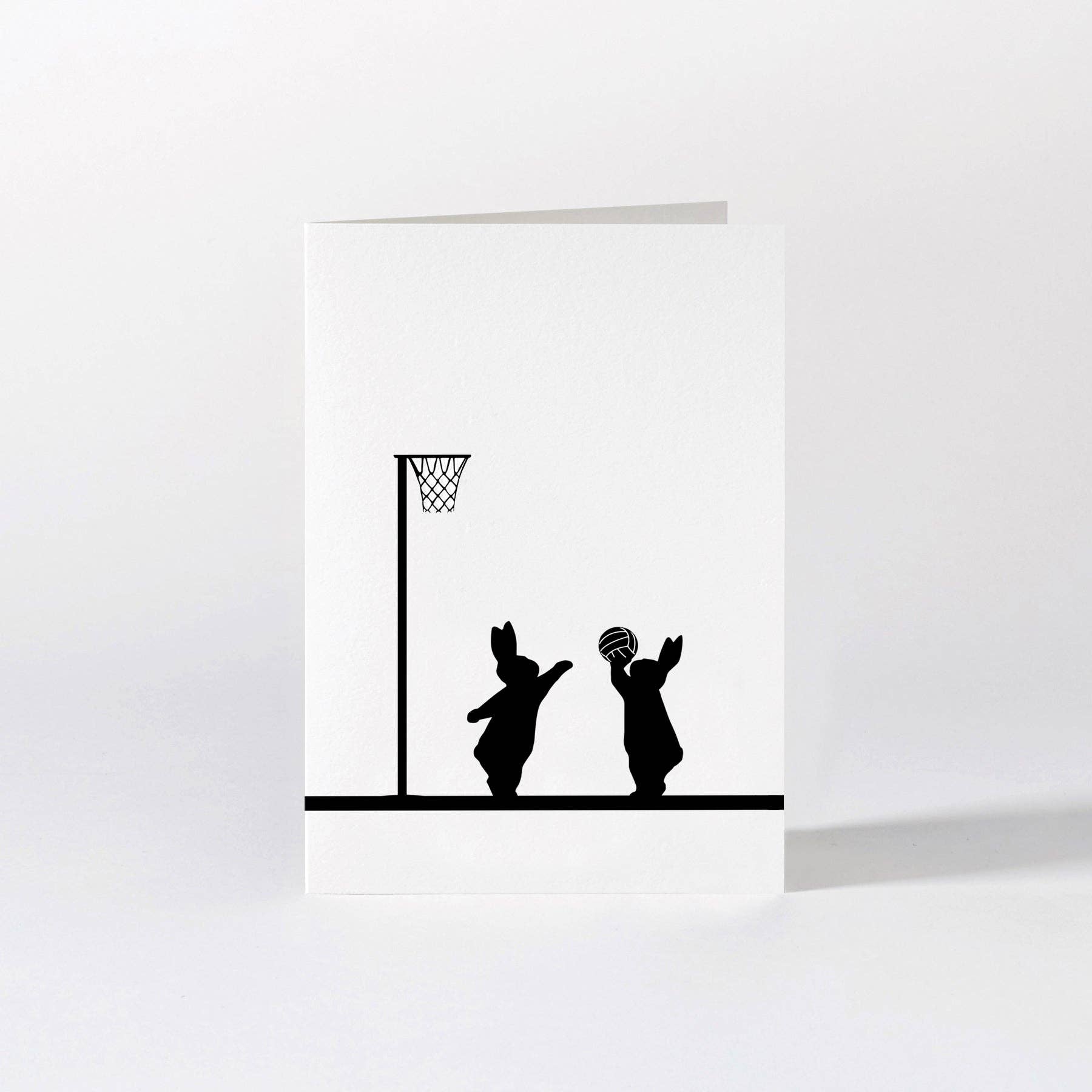 Netball Rabbit Card