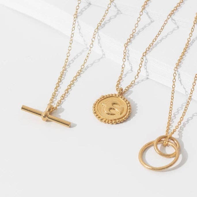 Gold Dove Necklace