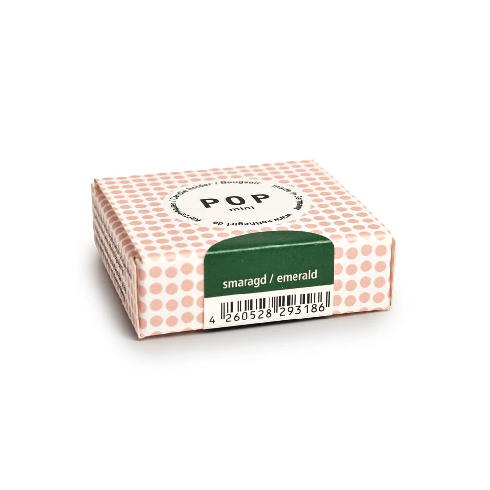 POP mini candle holder emerald green