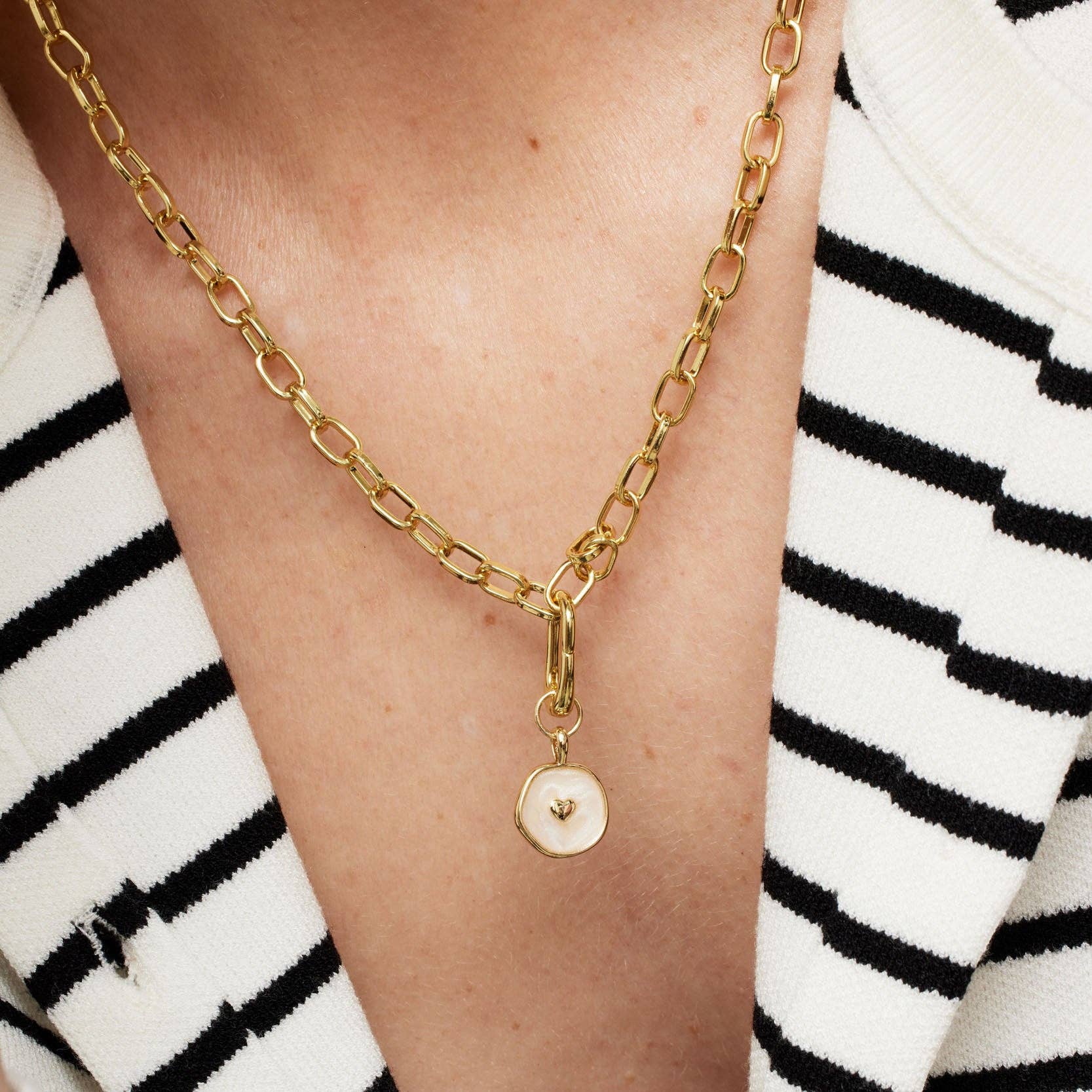 Gold Bardot Chain Necklace: Long – 32"